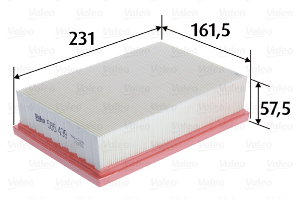 585439 Filtr powietrza wyprzedaż VALEO
